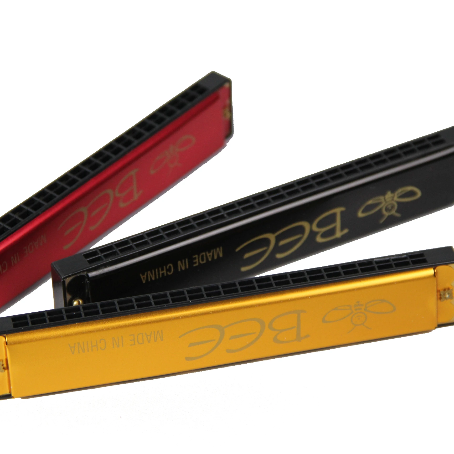 DF24A-1 Bee брендовая гармоника с 24 отверстиями алюминиевая реечная пластина с алюминиевой крышкой игрушечная гармоника для детей