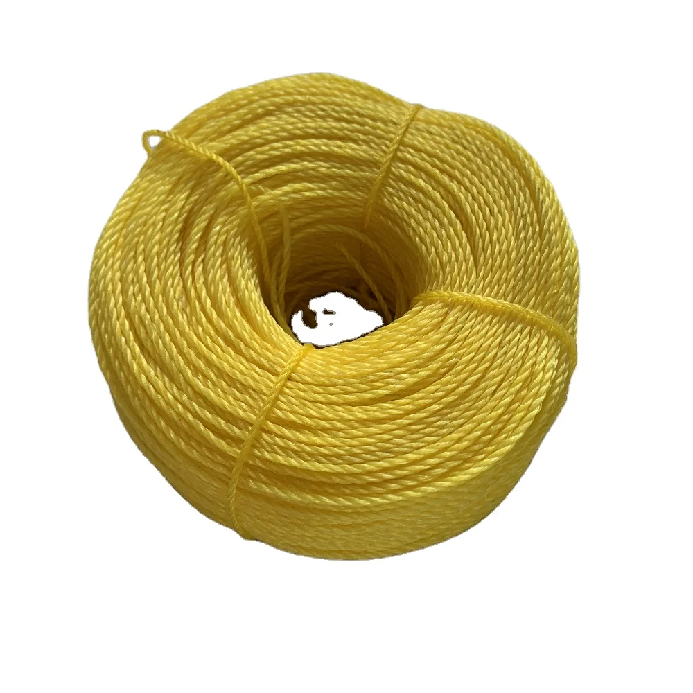 Competitive Price 3 PLY PE Twisted  Twine Rope By Roil