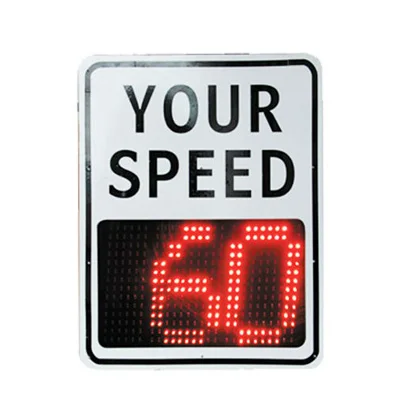 Traffic Safety Solar Led Speed Limit radar Warning Sign radar Speed Signs