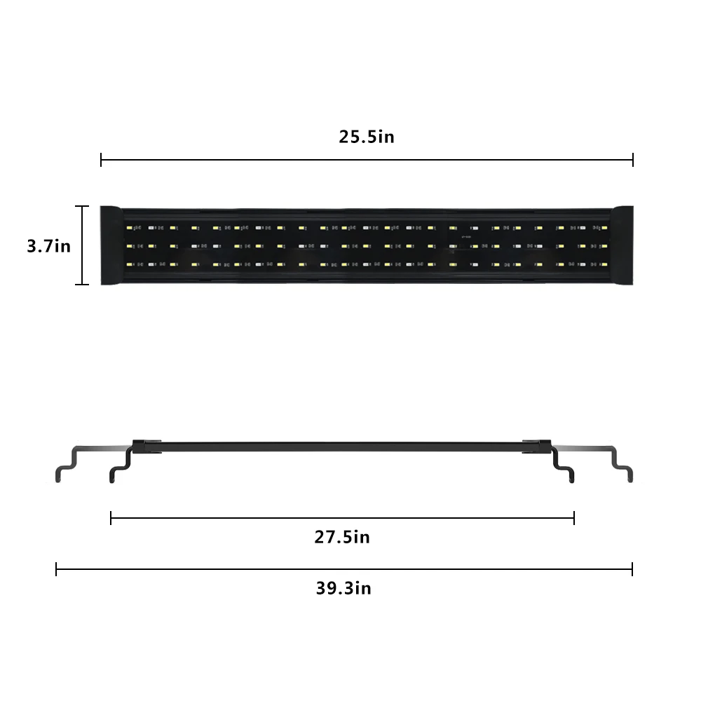 Reef lights Full Spectrum LED Light bar fits Aquarium mini Tank for fish plant tank landscaping aquarium lighting