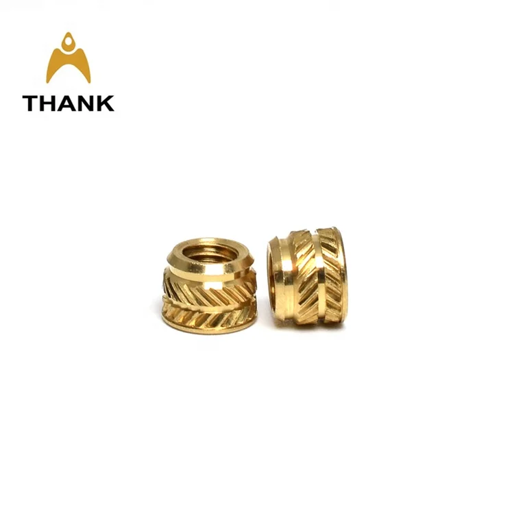 m2 m2.5 m3 m4 m5 m6 brass heat thread insert nut custom size flowcon brass heat set brass inserts