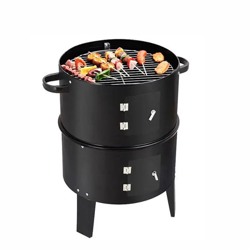 Factory direct selling foldable new 16 inch Smoked  barbeque charcoal bbq grill oven