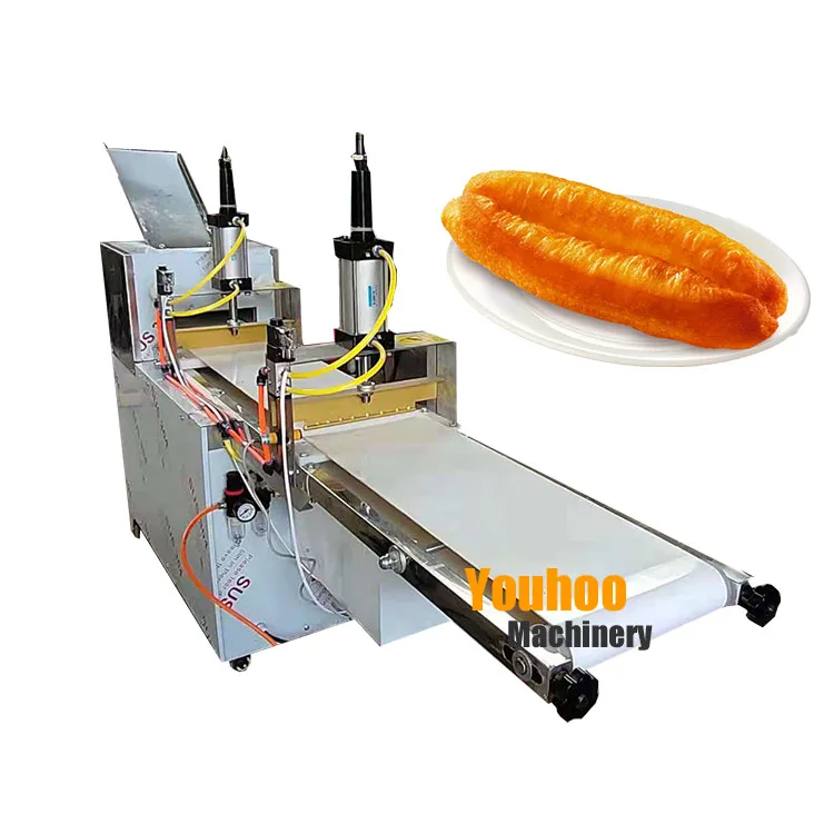 Factory Yeast fried dough stick machine crispy fritter cruller dough cutter maker machine Chinese oil stick