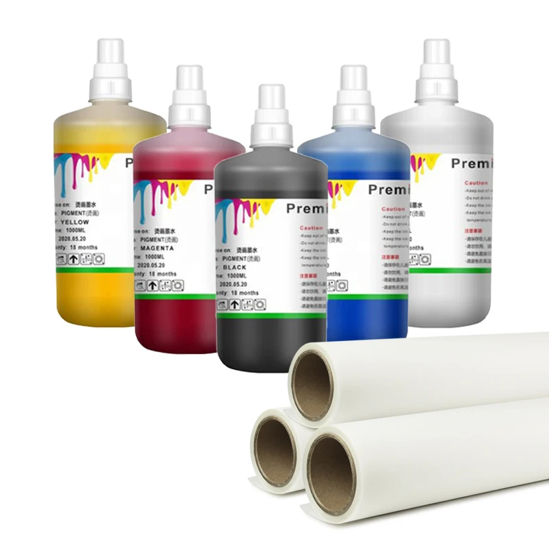 1000ML PET Film Printing Bulk DTF Textile Pigment Ink DTF White Ink For Epson L1800 L805 Xp15000 I3200 1390 Dx5 4720 Printer