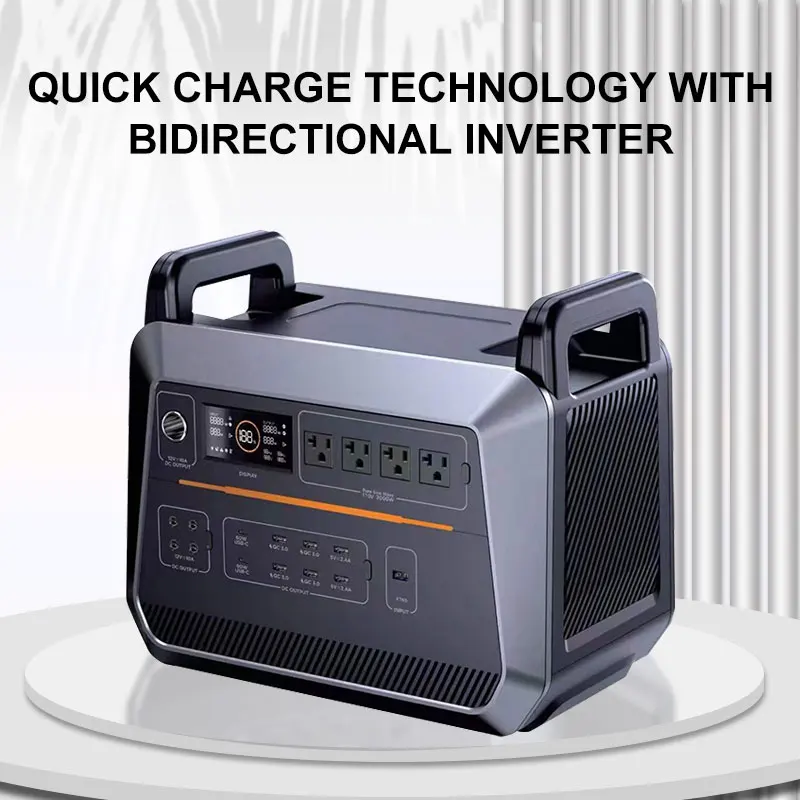 220 Volt Portable Power Bank Charger Solar Powered Portable Generator