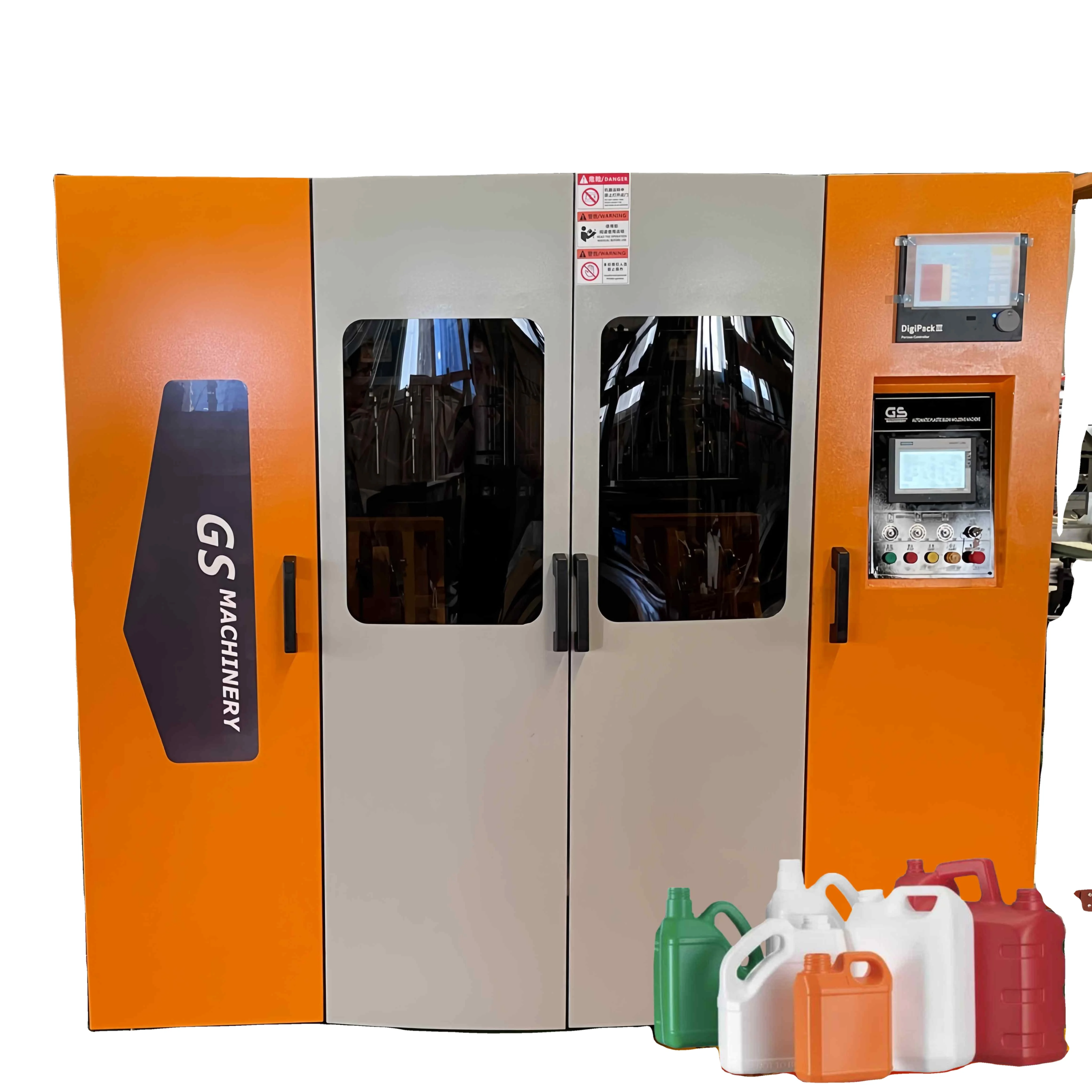 High speed double station 1L 2L 5L Plastic HDPE Bottle Jerrycan machinery extrusion blow moulding machine