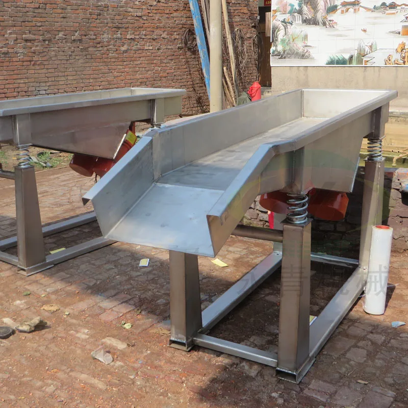 seating-type industrial linear motor vibrating feeder for coal/stone/gravel