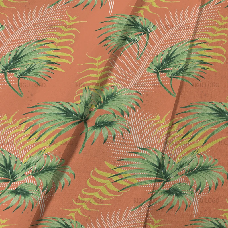 RIGU Textiles Now Trending Custom Challis Dirac Soft Colorful Somali Flower Digital 100 Rayon Printed Fabric For Dresses