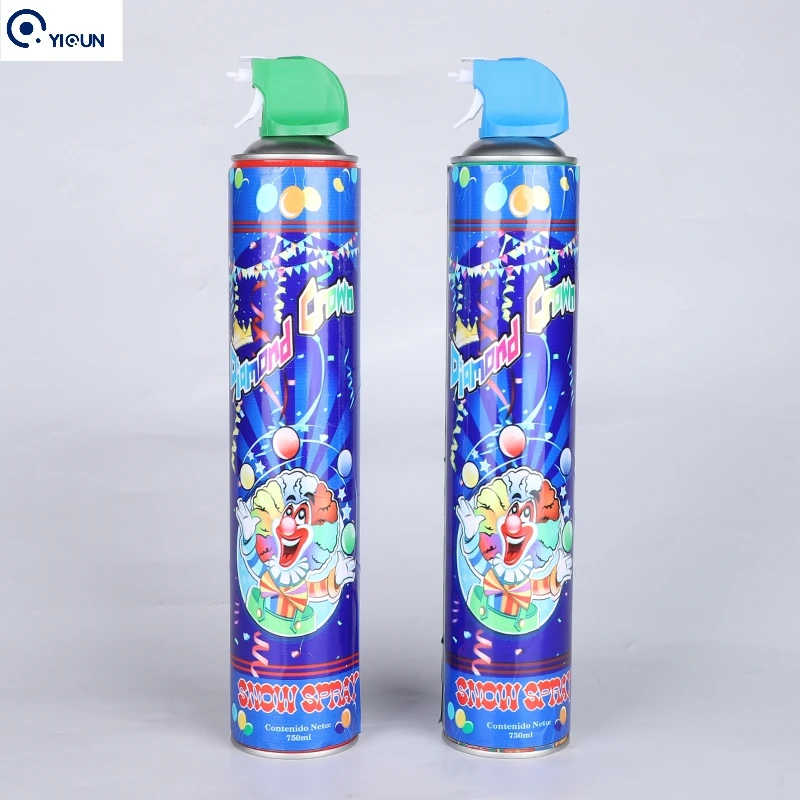 Artificial snow spray supplier wholesale aerosol manufacturer for new year party festival carnival snow foam spray