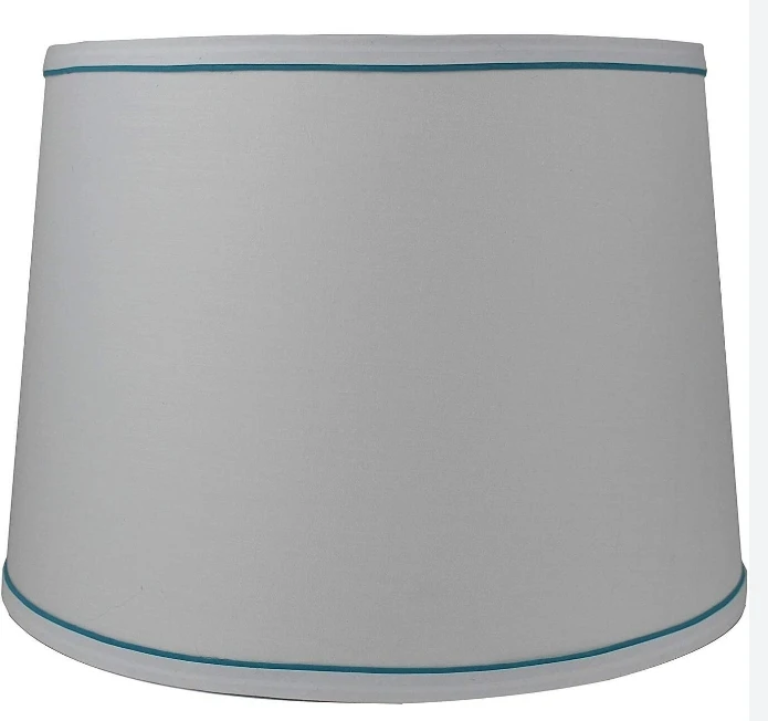 off white color linen fabric customized lampshade for table floor wall lamp