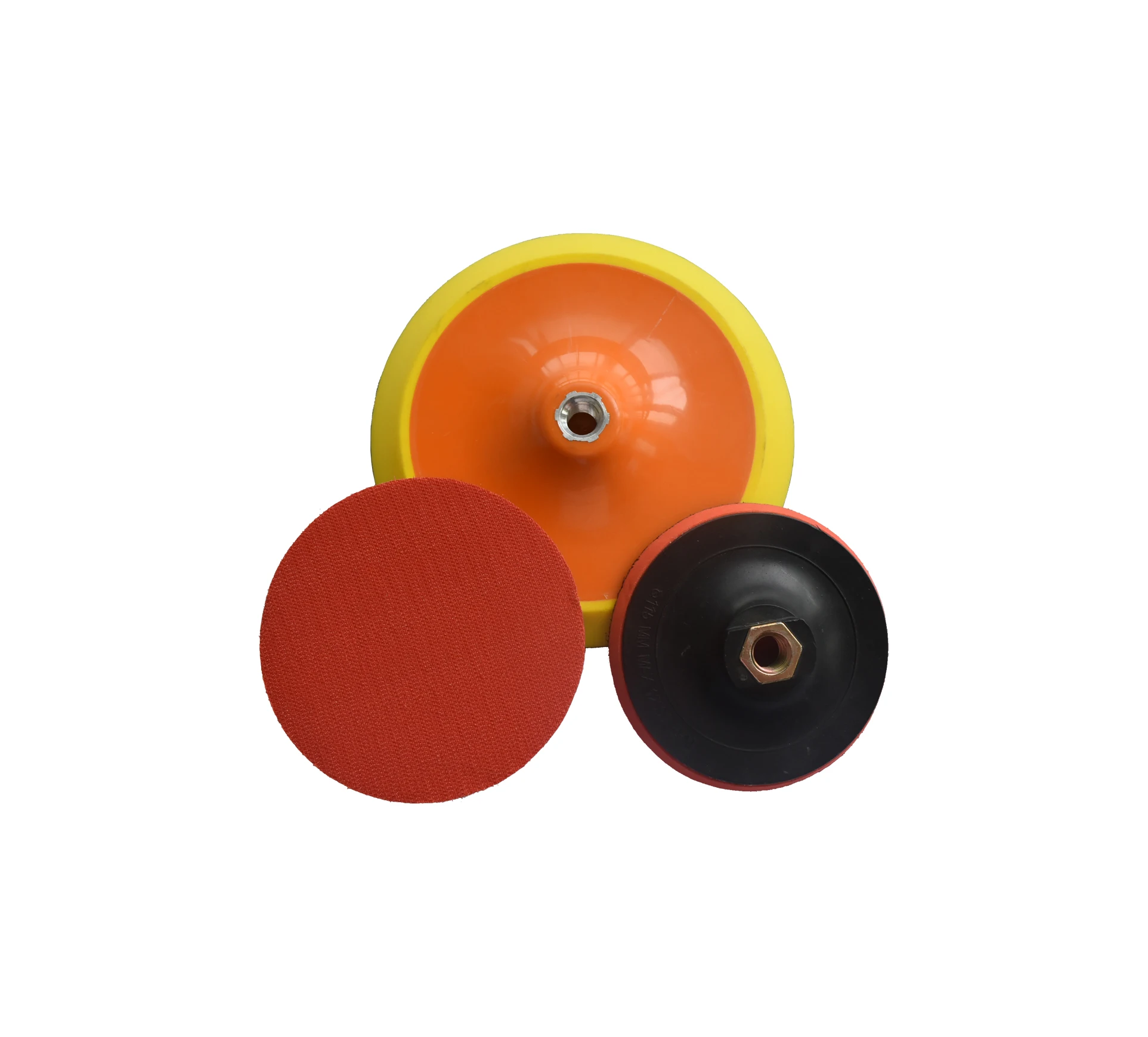 Hot Sales Red Round Hook and Loop Backing Pad Polishing Wheel Car Polishing Pads Sanding Pad Used with Angle Grinder