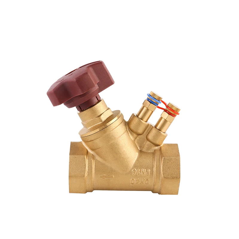 1/2 -2 inch Static Manual  Brass Balancing Valves with CE Certification