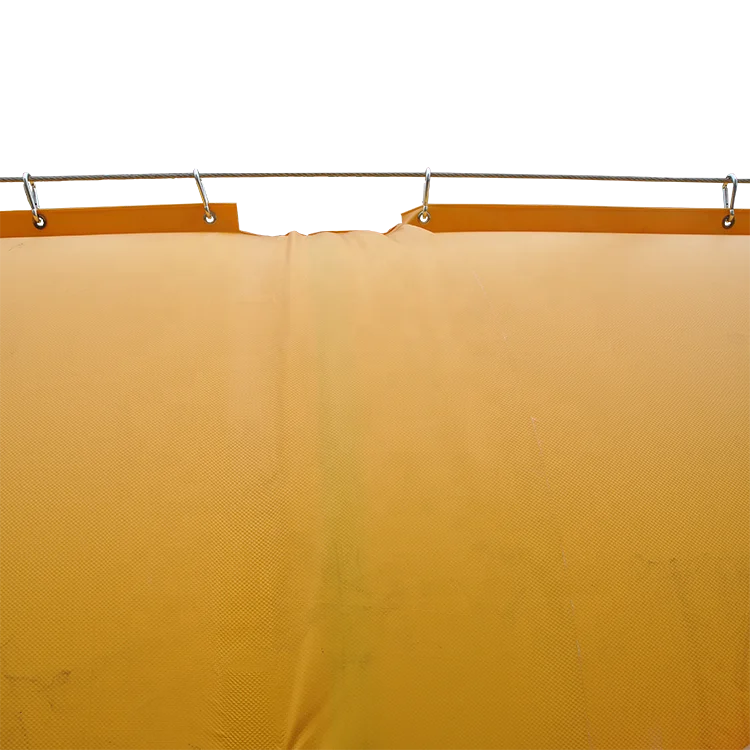 Light weight compressible antistatic flexible lay flat steel ring connection pvc vent duct for coal mine