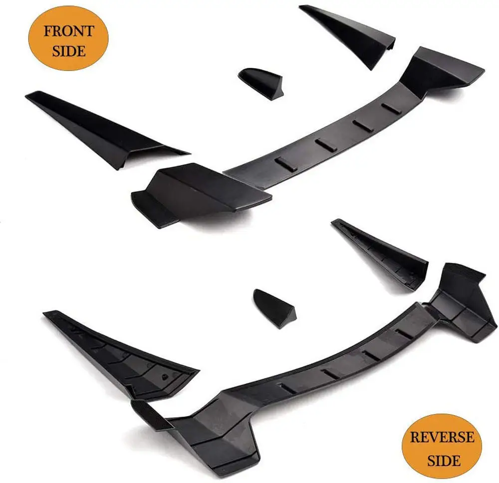 Factory Manufacture Car Exterior Parts ABS Roof Wing Spoiler, Rear Window Wing Spoilers For Honda Civic Sedan spoiler 2015-2022