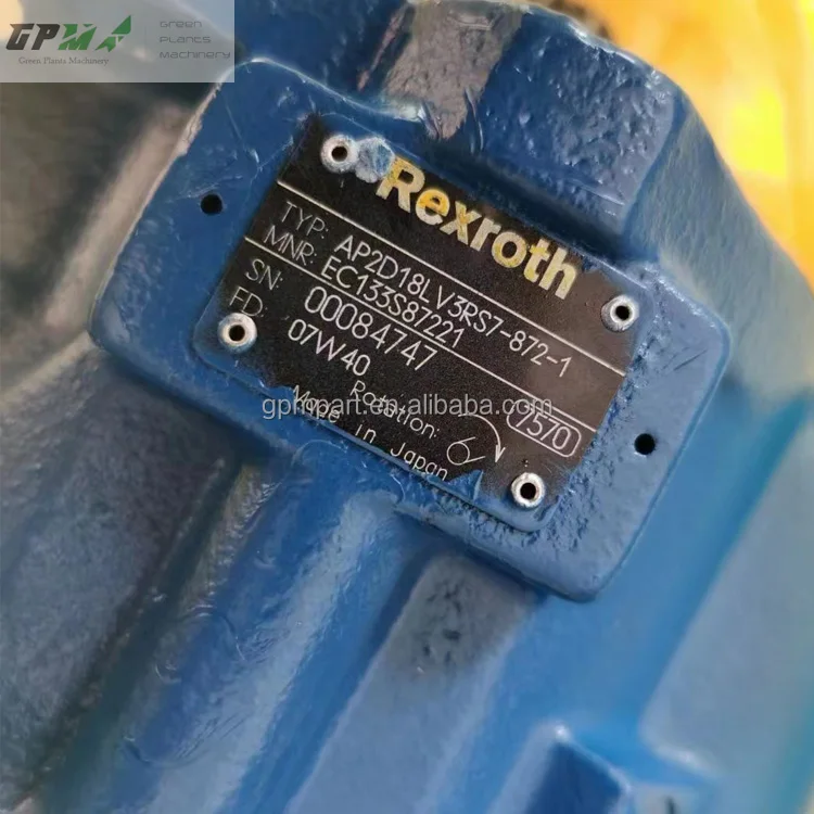 Hot sell DX27 Original new rexroth AP2D18LV3RS7-872-1 hydraulic main pump assy