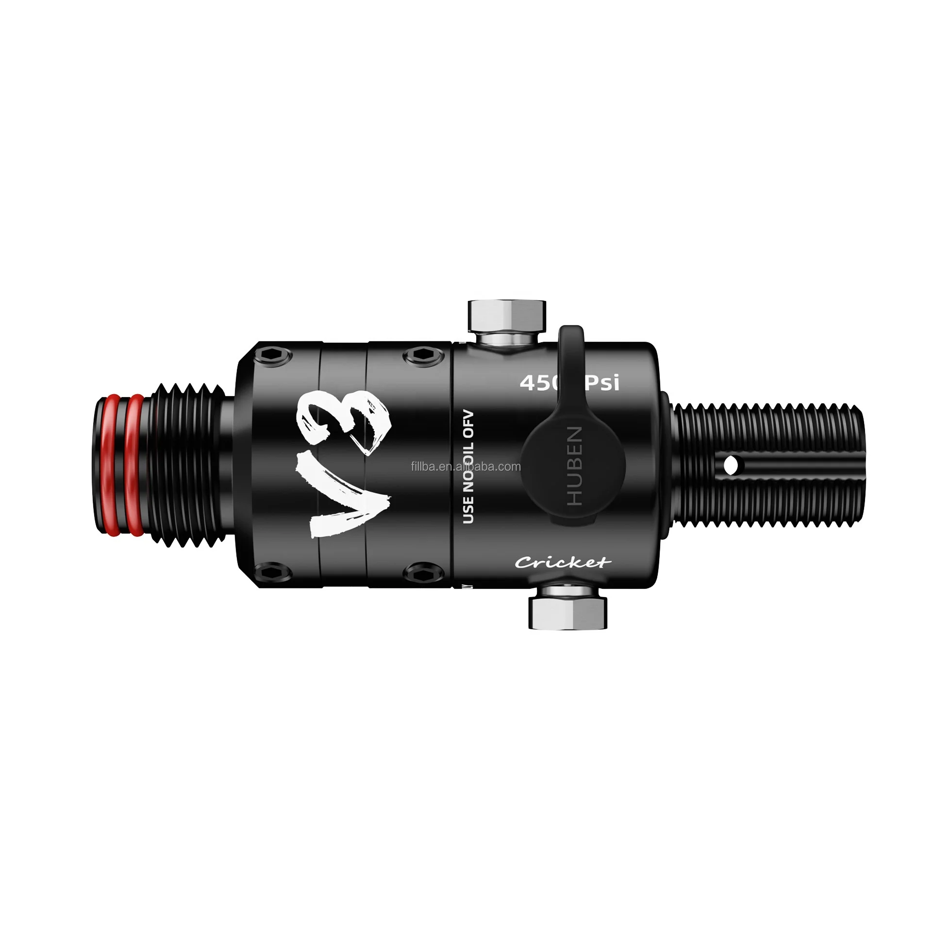 Huben Power 360 Degree Rotatable Bonnet PCP Paintball Regulator Cricket V3 Air HPA High Pressure Tank Regulator