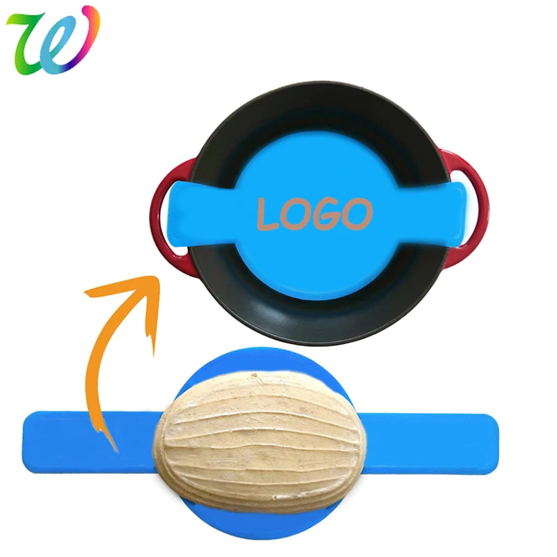 Non-stick Long Handled Sling Silicon Bread Mat Baking mat for Dutch Oven