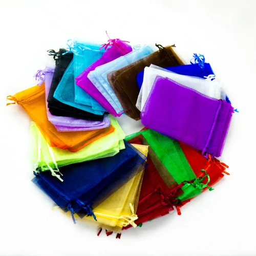 Manufacturer direct selling customized Organza jewelry bag gift packaging bag