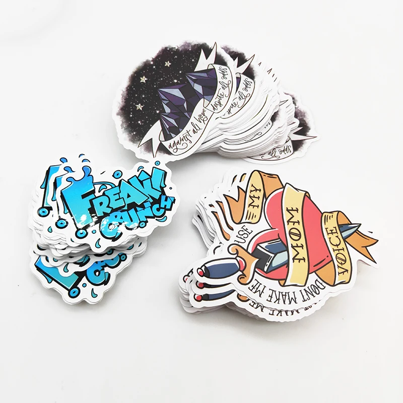 Custom Printed Uv Protection Vinyl Bike Stickers Car Decoration Bumper Sticker