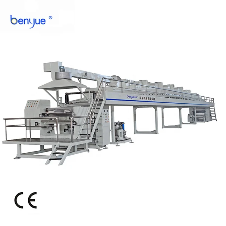 
Tb600~2500 Simple Maintenance Quality Wallpaper Pvc Wire Self-adhesive Paper Coating Machine 