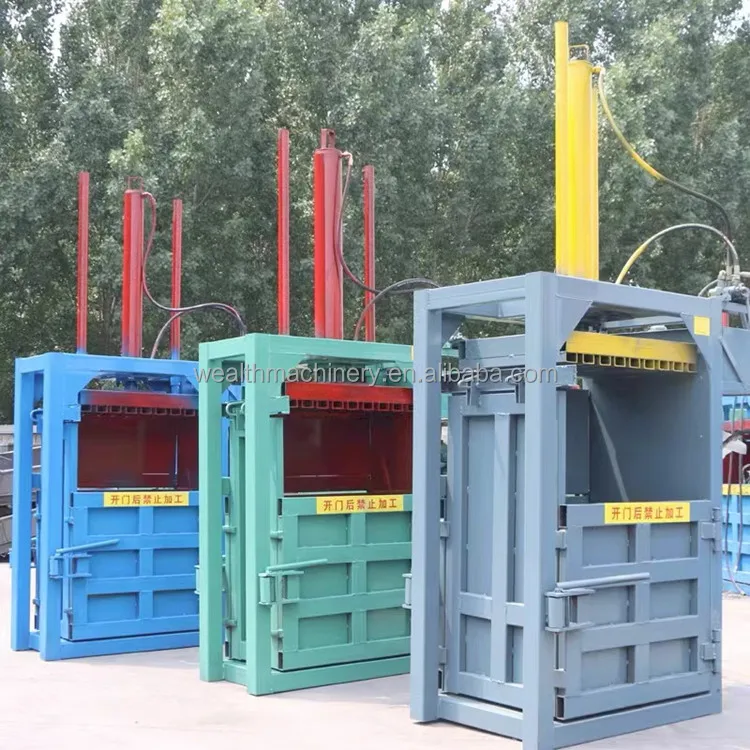 40 Tons Horizontal Automatic Plastic Baler Machine Waste Paper Baler Machine Pet Bottle Bailing Press Machine