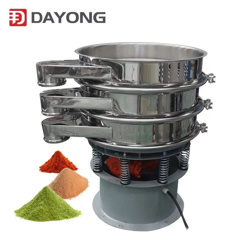 Factory Screening Circular Sieve Shaker Sand Gravel Separator Machine Flour Powder Vibrating Screen