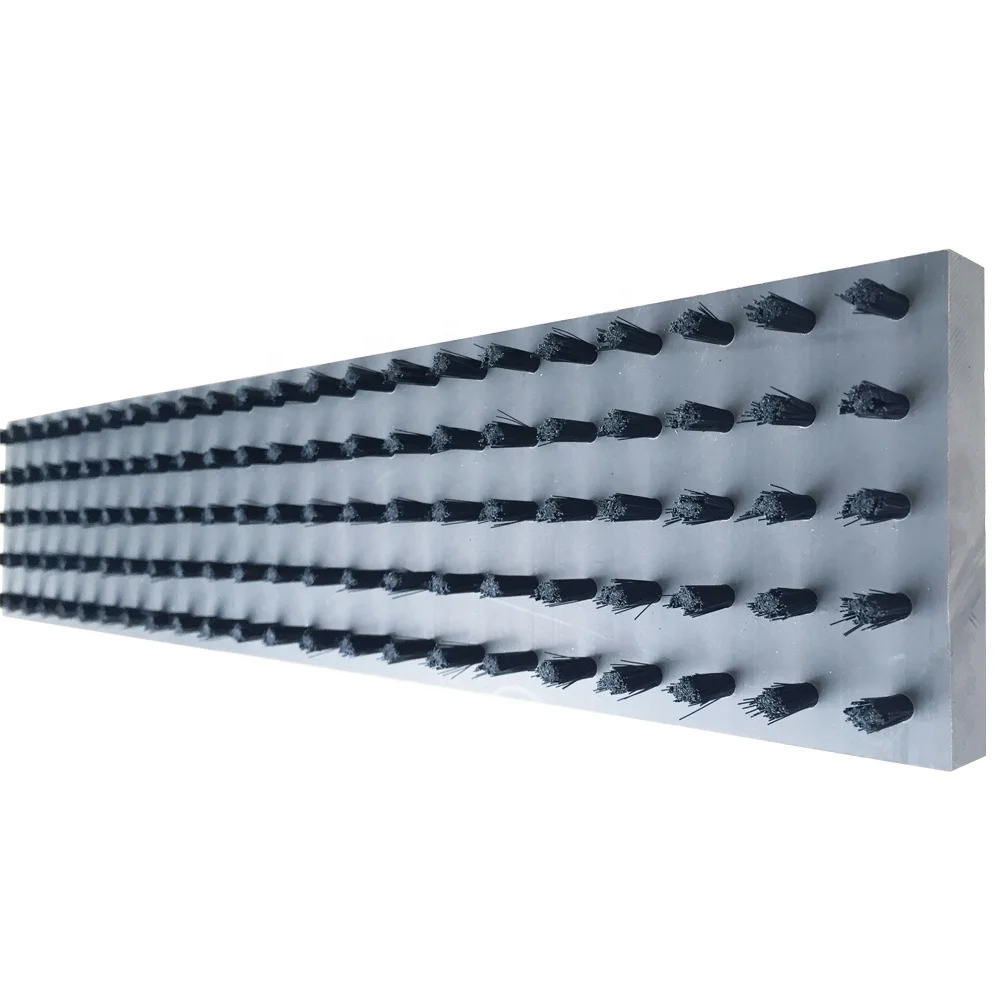 Custom work table brush plate CNC brush bending machine buffer table PVC brush