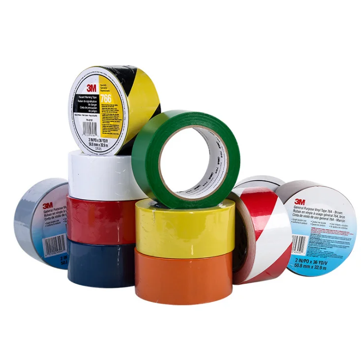 3M general purpose vinyl tape 764 pvc floor warning tape marking tape for Regional division