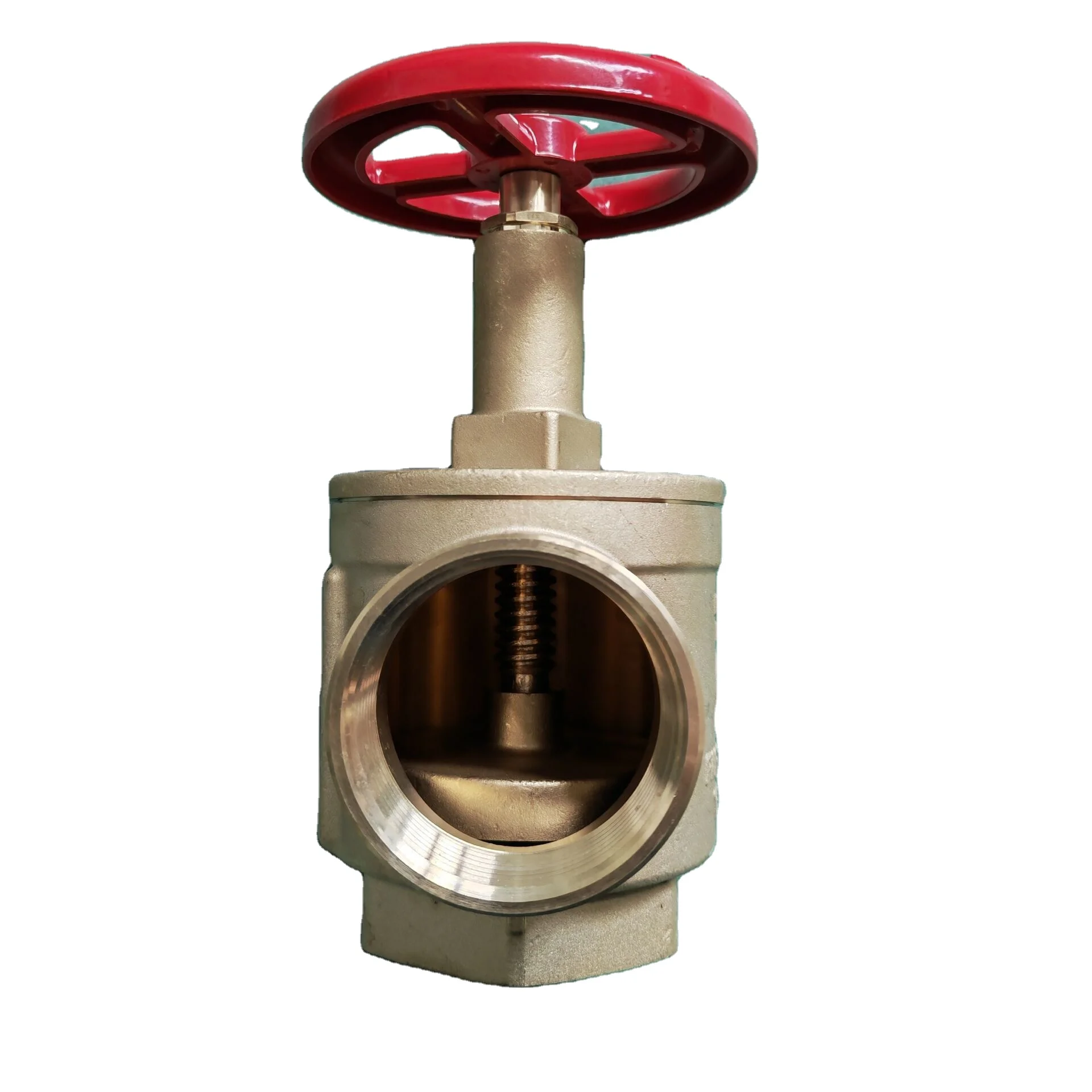 2 1/2 Inch NPT BSP Brass Fire Hose Valve