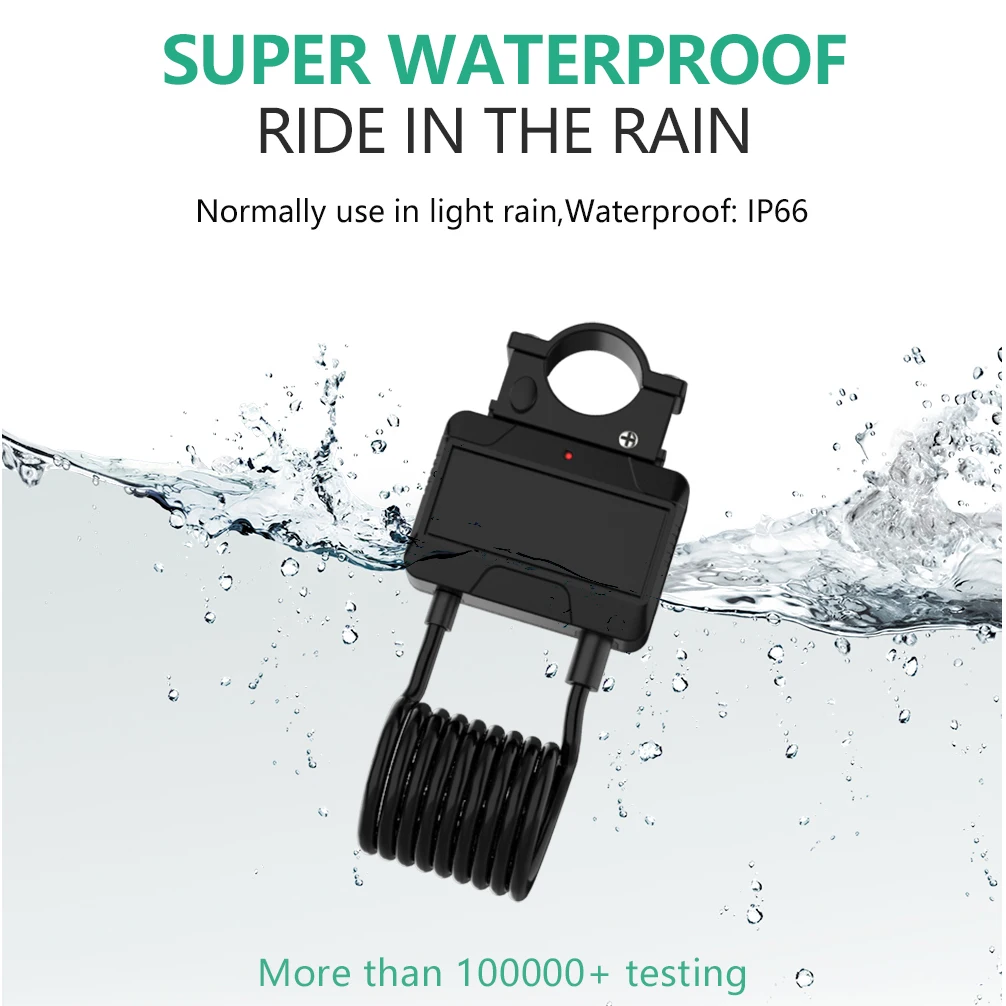 Omni Sharing Scooter Cycle Smart Chain Bluetooths Locks Security Electric Retractable Bike Bicycle Alarm Cable Lock