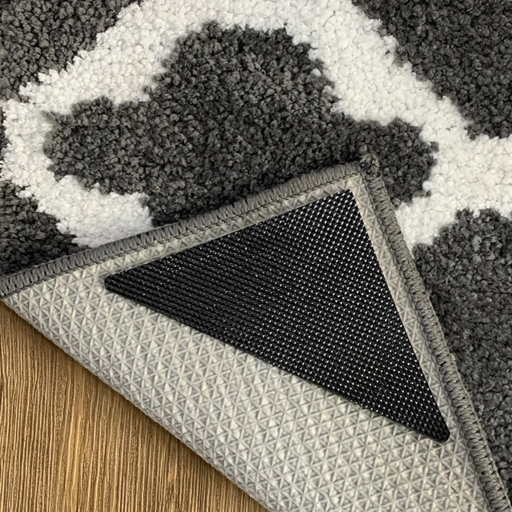Custom SIZE anti curling reusable non slip washable carpet rug gripper for furniture