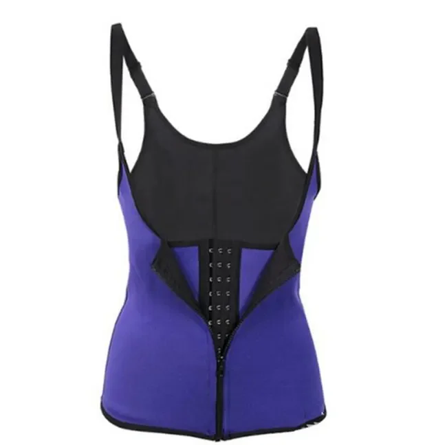 Factory Price Adjustable Women Body Girdle  zipper three-row buckle Waist Trainer Corset