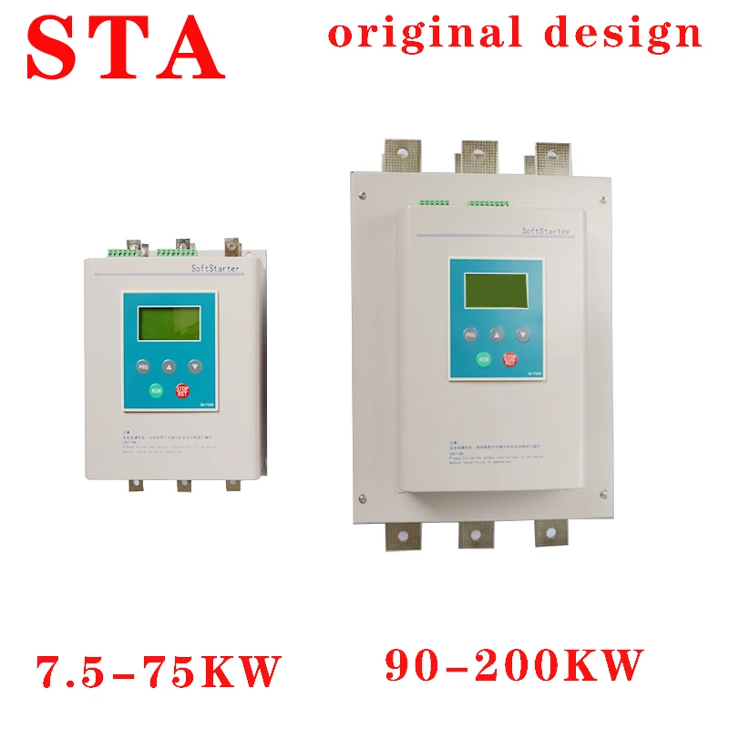 energy save AC 380V three-phase squirrel cage asynchronnous Motor soft starter 55KW 2 years warranty