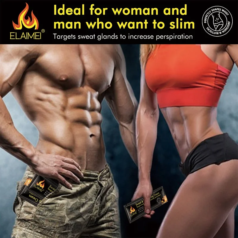 ELAIMEI Lose Weight Slimming Cream Accelerate Muscle Activity Sweat Enhancing Fat Burning Cream