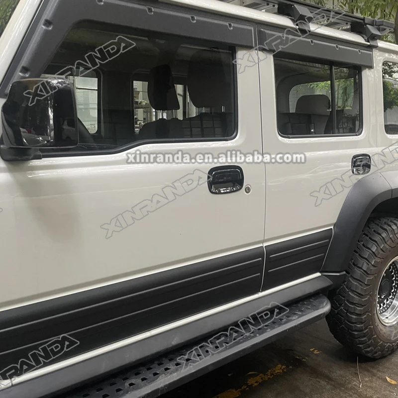 Best Quality 4PCS Car Window Windshield Visor With Screw Decoration Car Windoe Visors Rain Shield For Jimny 5Doors Accessories