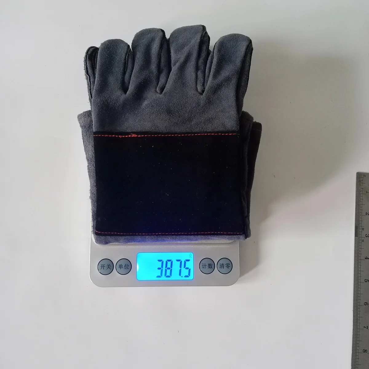 Reinforced cowhide split leather heavy duty welding gloves industrial safety hand protection uconstrct grill oven bbq gloves