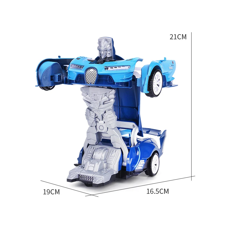 1-3 Children boy toy car model electric universal deformation robot automatic deformation sports car model