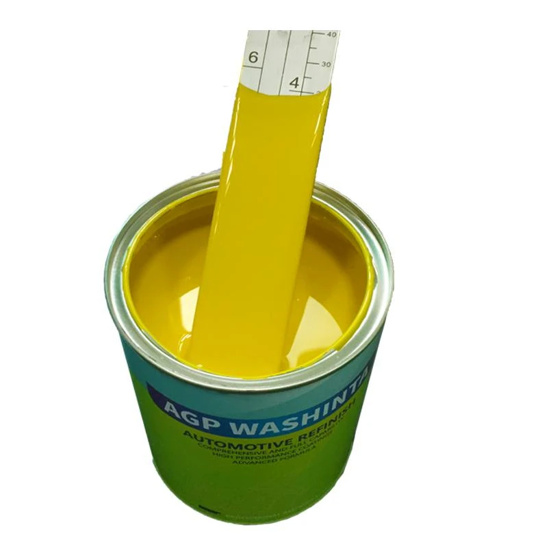 2K Solid Color Yellow Car Refinish Paints Automotive Painting Colors Spray Paint