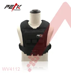 PeakPower 20kg High Quality Adjustable Cordura Weight Vest