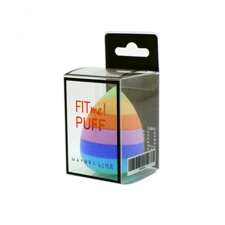 Custom Transparent PVC PET Folding Plastic Box Color Printing for Beauty Eggs