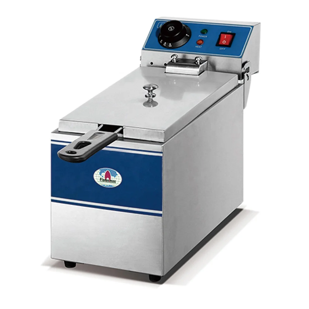 HEF-081 столешница 1-tank 1-basket электрическая фритюрница с высоким качеством и корпусом из нержавеющей стали