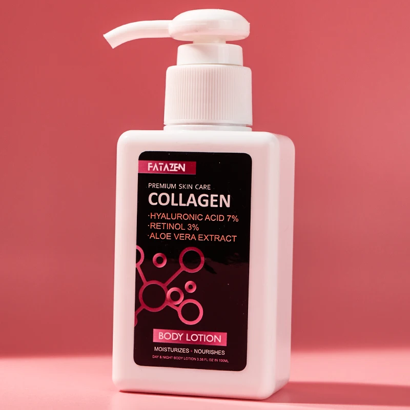 FATAZEN Beauty Products Anti-Aging Collagen Facial Cream Smoothing Moisturizer OEM ODM Skin Care Reduce Wrinkle Facial Lotion