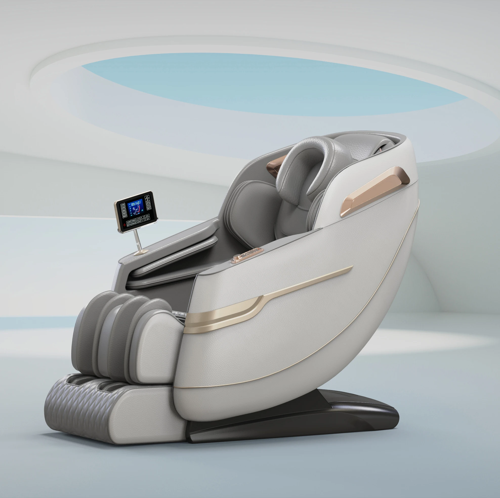 Modern Multifunctional 4D 3D Zero Gravity Massage Chair Body Foot Neck Leg Shiatsu Air Pressure Body-Friendly & Comfortable