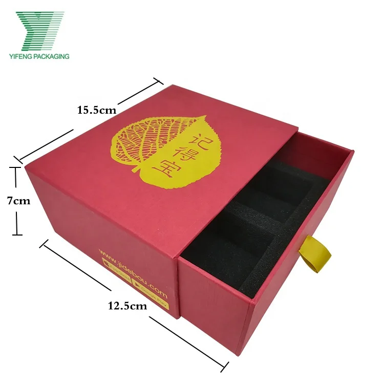 Custom Cosmetics Sliding Drawer Cardboard Box 50ML Perfume Bottle Gift Beauty Box for Hair Bra Cup Healthy Product