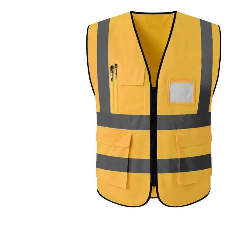 High Visibility Security Uniform Reflective Vest Wholesale Safety Vest Roadway Safety Clothes road workers safety clothing
