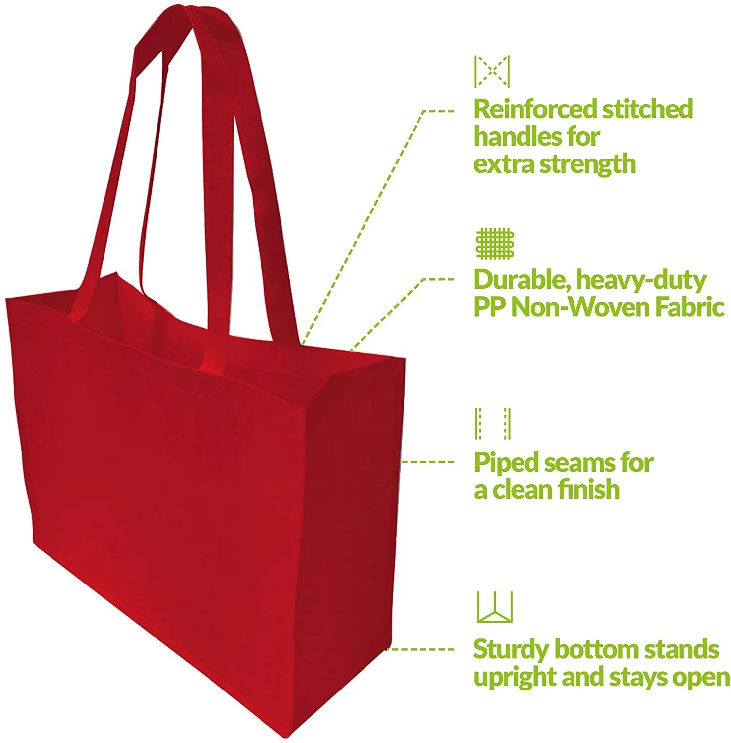 wholesale cheap reusable non woven fabric printed portable shopping bag with handle