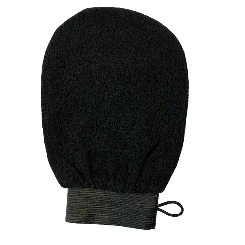 Pet Bath Glove Jacquard Thermal Transfer Five Fingers Silk Shower Sponge Baby Scrub Cotton Bath Scrub Glove Mitt Loofah