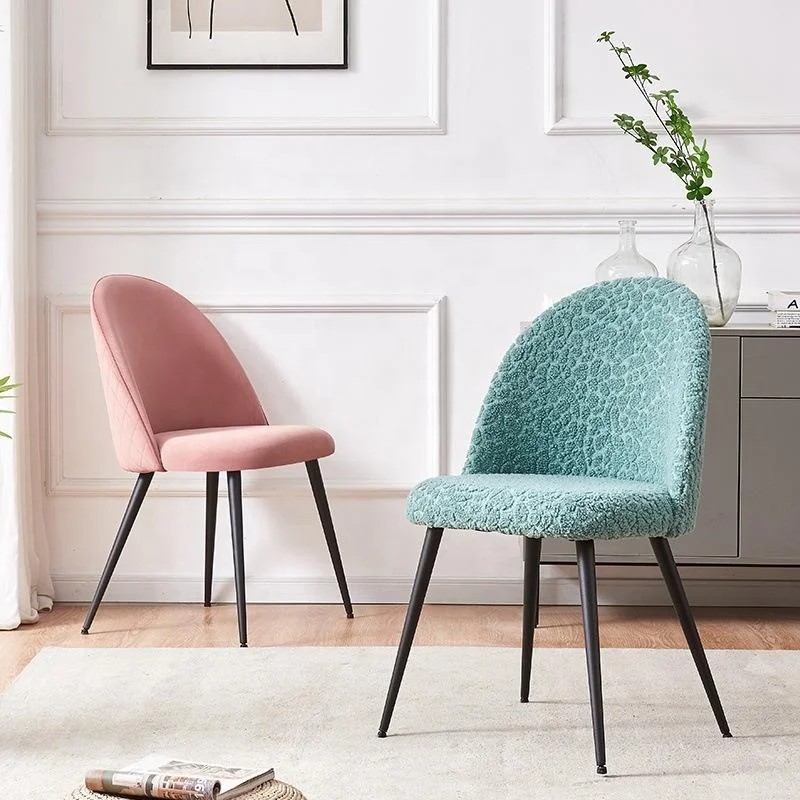 Dining Chair Design Table White Nordic Cheap Indoor Home Furniture Restaurant Modern Plastic Metal Dining Room Chair For Sale