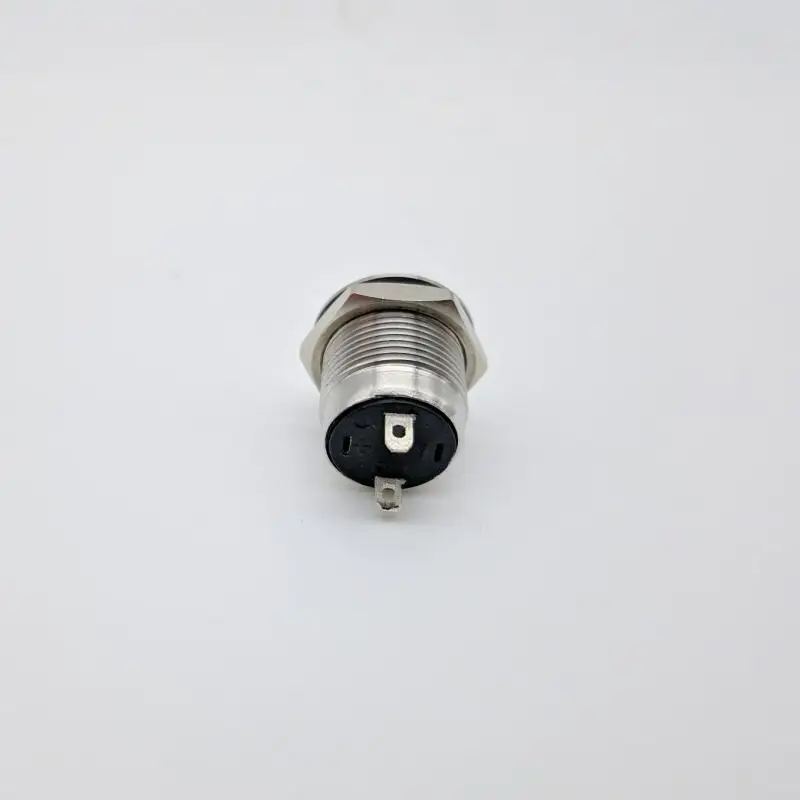 12mm Mounting Dimension IP67 Waterproof Protection NO Stainless Steel Push Button Switch