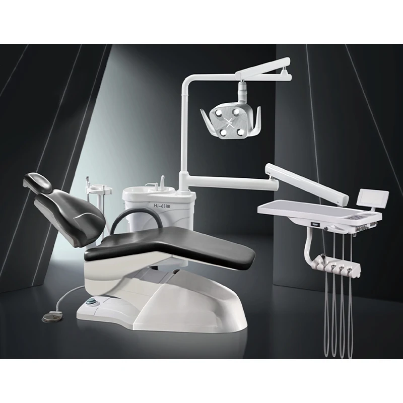 High Quality Full Set Unit dental chair Air Compressor Luxury Electric Dentist Chair